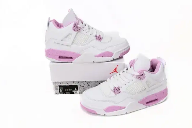 Jordan White Retro 4 CT8527-116 Pink 0605